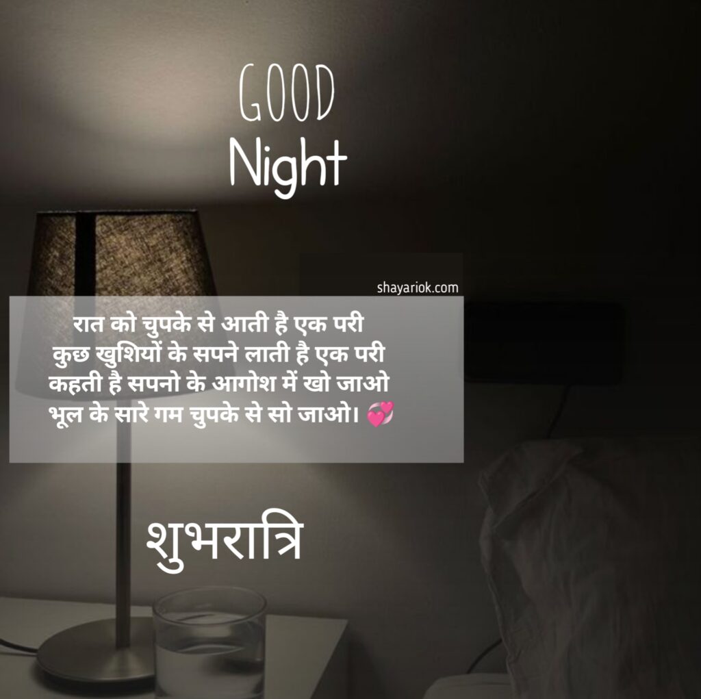 Good Night Shayari in Hindi