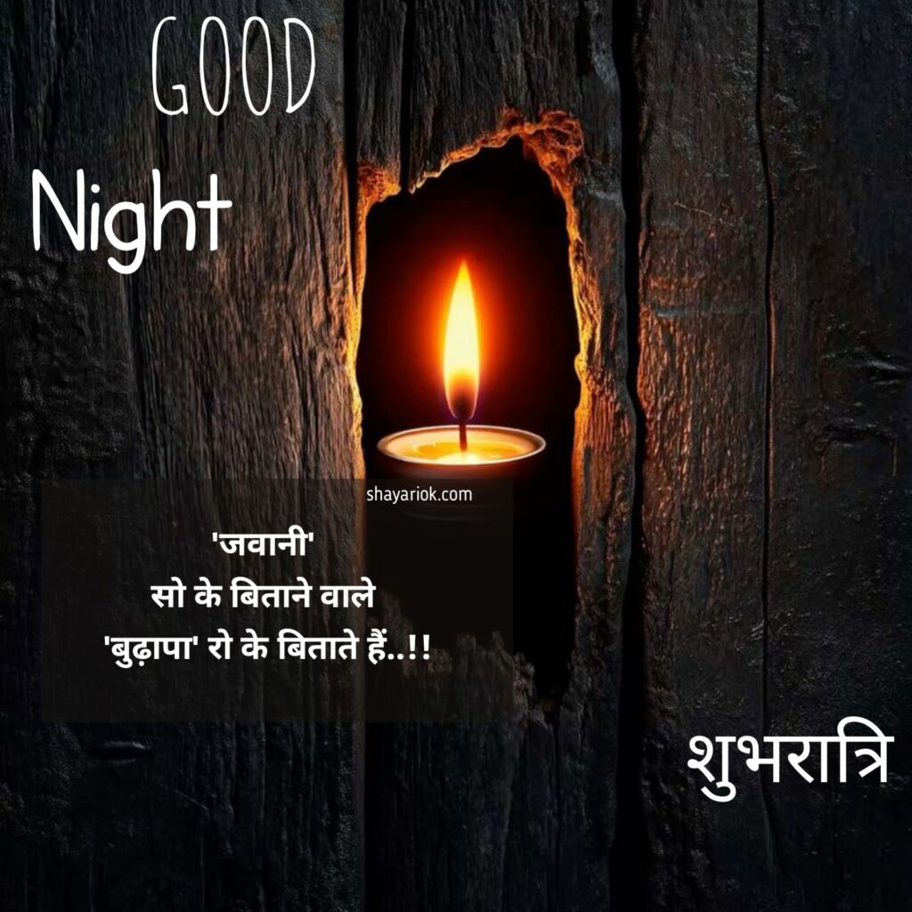 Good Night Shayari in Hindi