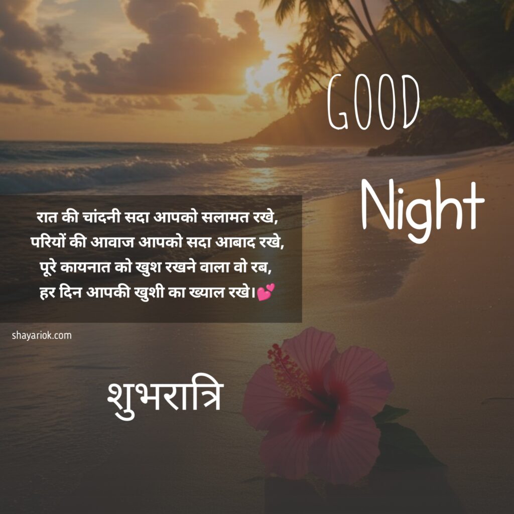 Good Night Shayari in Hindi