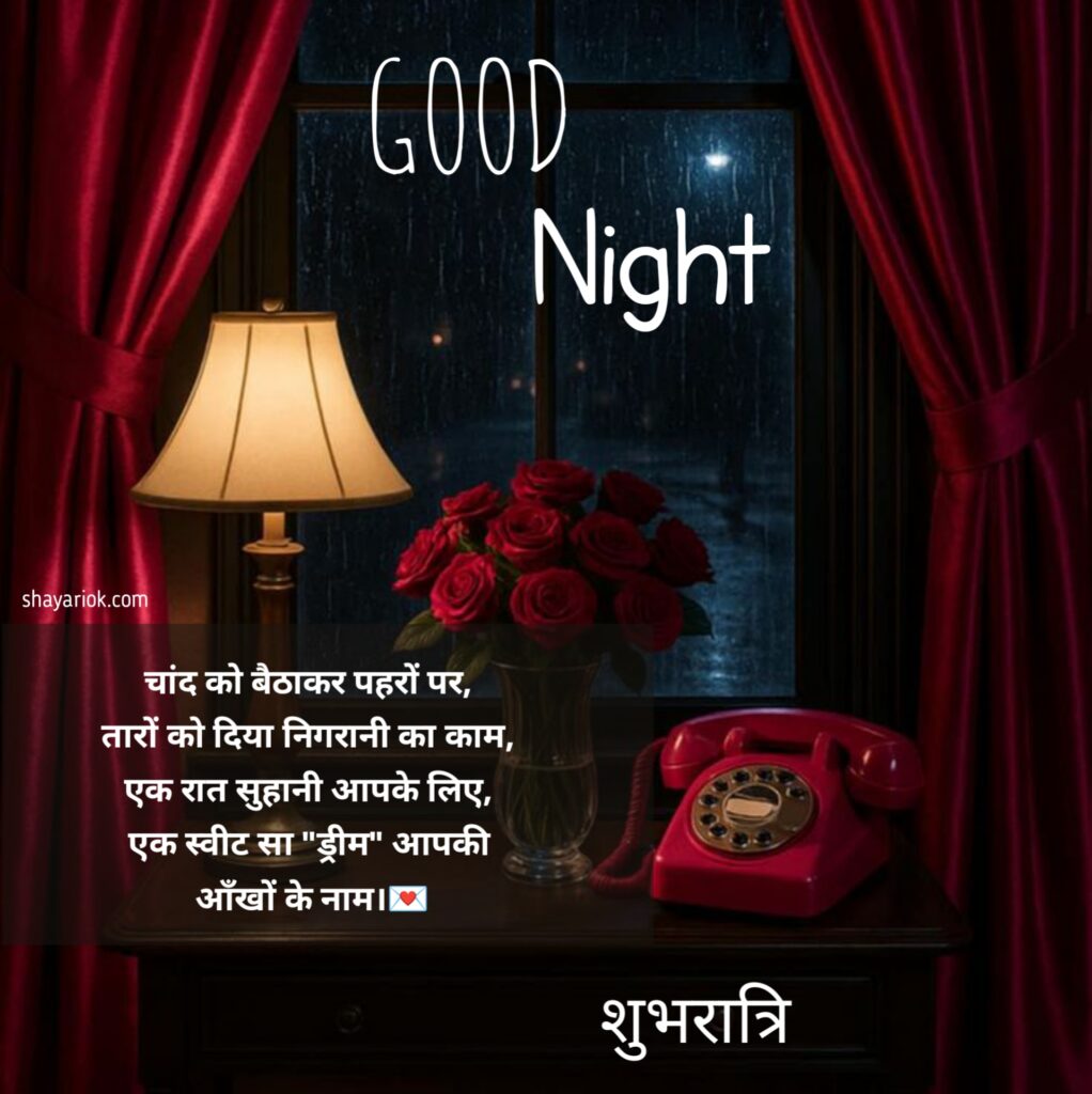 Good Night Shayari in Hindi