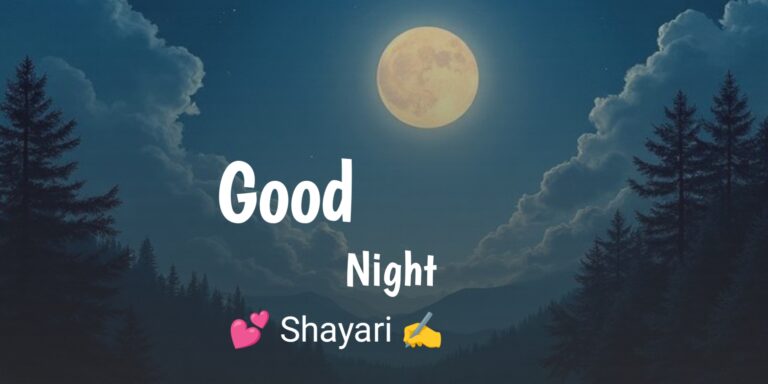 Good Night Shayari in Hindi